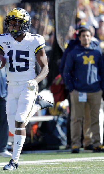 Kickoff return launches No. 14 Michigan past Maryland 38-7
